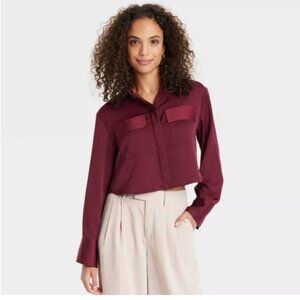 Long Sleeve Dress Blouse